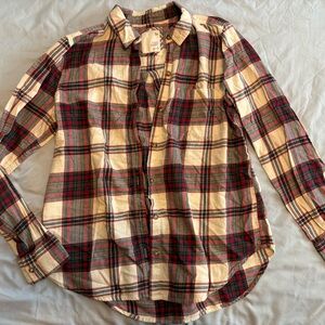 So Red and Green Plaid Casual Shirt